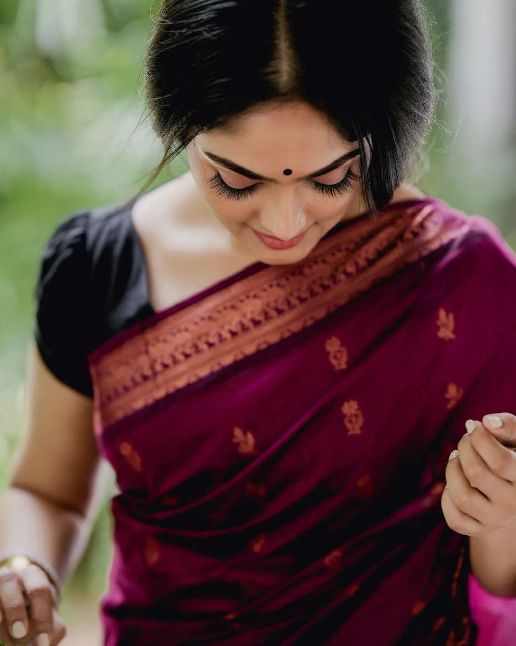 Silvery Purple Soft Silk Saree With Longevity Blouse Piece